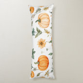 Rustikales Pumpkin-Muster Seitenschläferkissen (Rückseite (Vertikal))