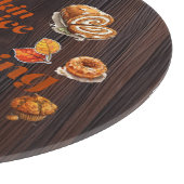 Rustikales "Pumpkin Spice" macht alles schön Schneidebrett (Ecke)