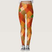 Rustikales Quilt-Patchwork Leggings (Vorderseite)
