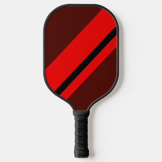 Rustikales Racing Strip Pickleball Paddle (Vorderseite)