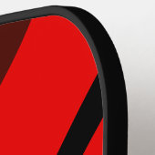 Rustikales Racing Strip Pickleball Paddle (Linke Seite)