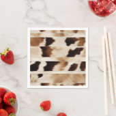 Rustikales Ranch Farm Kuh Heck Land Western Party Serviette (Beispiel)