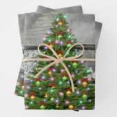 Rustikales Ranch Weihnachten Geschenkpapier Set (Beispiel)