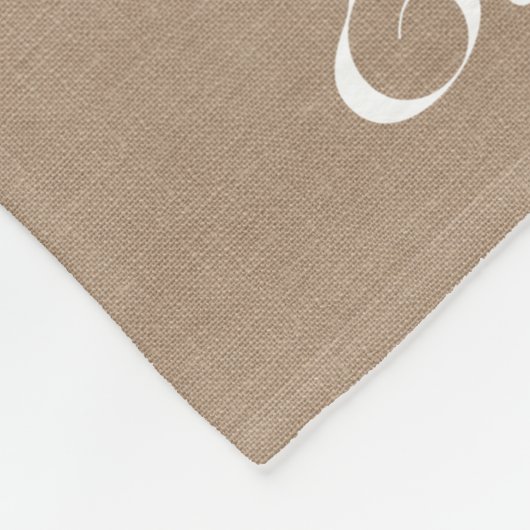 Rustikales Ranch-Western-Hufeisen und schwarzes Fleecedecke (Ecke)