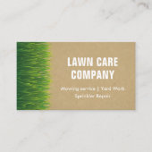 Rustikales Rasenmähen Visitenkarte (Vorderseite)