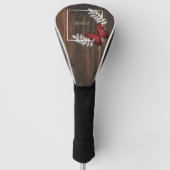 Rustikales Red Butterfly Golf Head Cover Golf Headcover (Vorderseite)