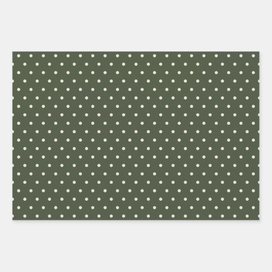 Rustikales Red Green Snowflake Weihnachtsbaum Wrap Geschenkpapier Set (Vorderseite 2)