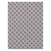 Rustikales Red White Blue Glitzern USA Flaggenmust Tischdecke (Vorderseite)