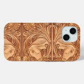 Rustikales Reitpferd aus Western Case-Mate iPhone Hülle (Rückseite (Horizontal))