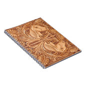 Rustikales Reitpferd aus Western Notizblock (Rechte Seite)