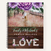 Rustikales Rezept Buch Heirloom Hochzeit Foto Gesc (Vorderseite)