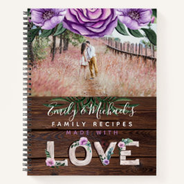 Rustikales Rezept Buch Heirloom Hochzeit Foto Gesc