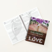 Rustikales Rezept Buch Heirloom Hochzeit Foto Gesc (Innenseite)