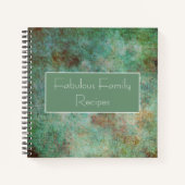 Rustikales Rezept Notizblock (Vorderseite)