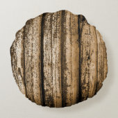 Rustikales Ring-Träger-Kissen oder rustikale Rundes Kissen (Rückseite)