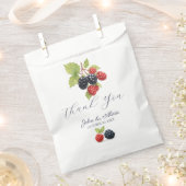 Rustikales Romantisches Herbst-Berry-Hochzeitssemb Geschenktütchen (Ausgeschnitten)