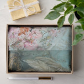 Rustikales Rooster Pink Hydrangeas Dekoupage Seidenpapier (Geschenk)