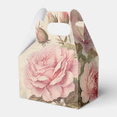 Rustikales Rosa Bouquet Geschenkschachtel (Vorderseite)