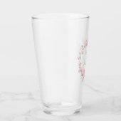 Rustikales rosa Kirschblossom Glas (Rechts)