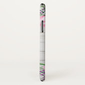 Rustikales rosa Monogramm der Pfingstrosen-| Case-Mate iPhone Hülle (Hinten/Rechts)