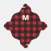 Rustikales Rot-Schwarz-Buffalo-Kariertes Muster Mo Geschenkschachtel (Ungefaltet)