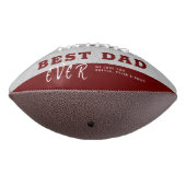 Rustikales Rotes Bestes Vater Vatertag 3 FotoColla Football (Gedreht 270)