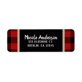 Rustikales Rotes Buffalo Kariert Moderne (Vorne)