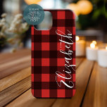 Rustikales Rotes Buffalo Kariert - Rot bearbeiten Case-Mate iPhone Hülle<br><div class="desc">Ein robustes und rustikales Design mit einer Fläche für Monogramme. Ein klassisches,  traditionelles Muster,  das es schon seit Jahren gibt. Wenn Sie das Kunstwerk anpassen oder den Schriftart ändern möchten,  können Sie auf den Bereich anpassen klicken. Dies führt Sie zum Design-Tool,  mit dem Sie viele Änderungen vornehmen können.</div>