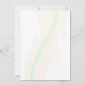 Rustikales Rotes Elegant Einladung (Rückseite)