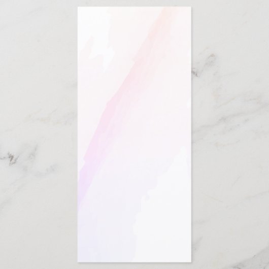 Rustikales Rotes Elegant Menükarte (Rückseite)