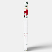 Rustikales, rotes, elegantes, florales Aquarellmon Case-Mate iPhone Hülle (Rückseite / Rechts)