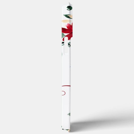 Rustikales, rotes, elegantes, florales Aquarellmon Case-Mate iPhone Hülle (Rückseite / Rechts)