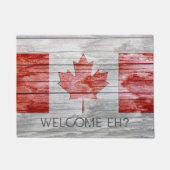 Rustikales rotes fußmatte (Vorderseite)