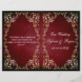 Rustikales, rotes Goldmedaille (Vorderseite)