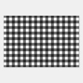 Rustikales Rotes Grün und Schwarzes Buffalo Karier Geschenkpapier Set (Vorderseite 2)