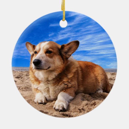 Rustikales Rotes Holz für immer in unserem Herz Pf Keramik Ornament (Hinten)