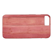 Rustikales Rotes Holz schön Case-Mate iPhone Hülle (Rückseite (Horizontal))
