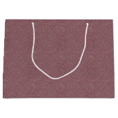 Rustikales rotes Parkettmuster Große Geschenktasch Geschenktüte (Vorderseite)