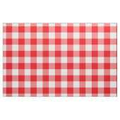 Rustikales rotes und weißes Büffel-Karo-Muster Stoff (Fat Quarter (45,7 x 55,9 cm))