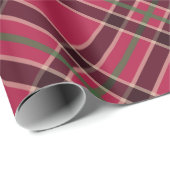 Rustikales Rotes Urlaubspapier Geschenkpapier (Rolleneckpunkt)