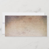 Rustikales Rotes Weinglas Blätter Geburtstag Dankeskarte (Rückseite)