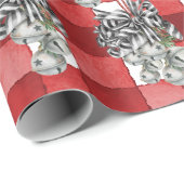 Rustikales Rotkariertes Noël Geschenkpapier (Rolleneckpunkt)
