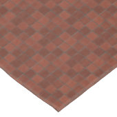 Rustikales Rotziegelmuster Tischdecke (Schrägansicht)