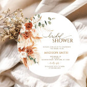 Rustikales Rundholz-Brautparty Einladung