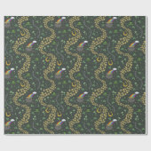 Rustikales S Pattern Green Irish Kleeblatts St Pat Geschenkpapier (Flach)