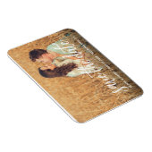 Rustikales Save the Date Foto Magnet (Rechte Seite)