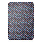 Rustikales Schach in Form von Kratzern Badematte (Vorderseite Vertikal)