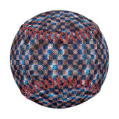 Rustikales Schach in Form von Kratzern Baseball (Vorderseite)