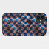 Rustikales Schach in Form von Kratzern Case-Mate iPhone Hülle (Rückseite (Horizontal))