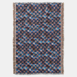 Rustikales Schach in Form von Kratzern Decke